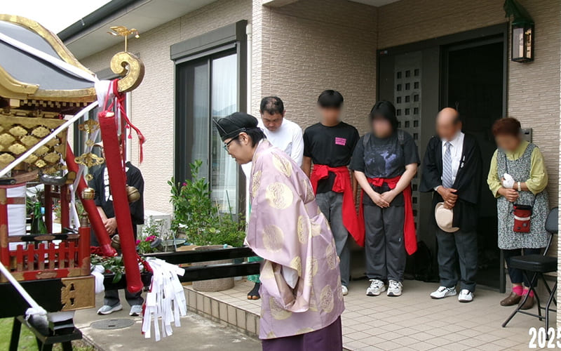 川床熊野神社の秋季大祭が行われました。
