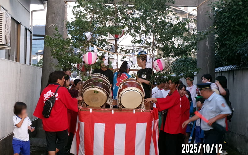 川床熊野神社の秋季大祭が行われました。