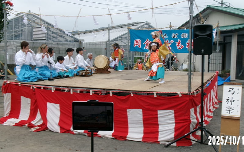 川床熊野神社の秋季大祭が行われました。