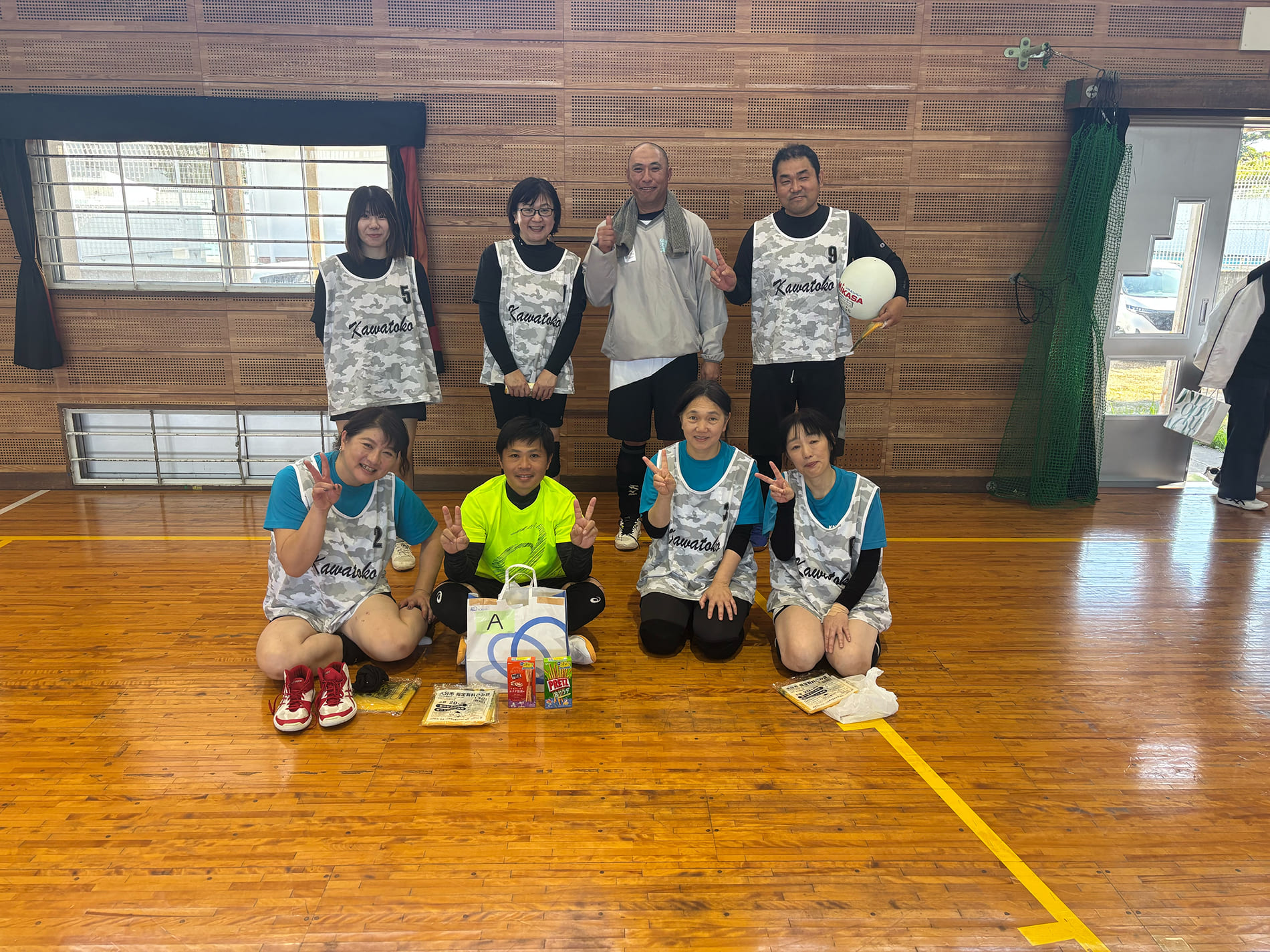 川床バレー部優勝
