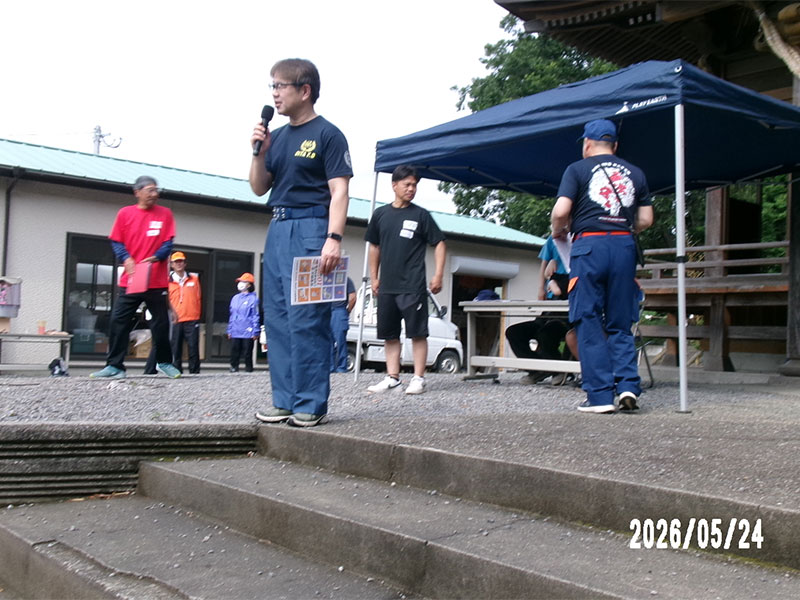川床自治会防災訓練