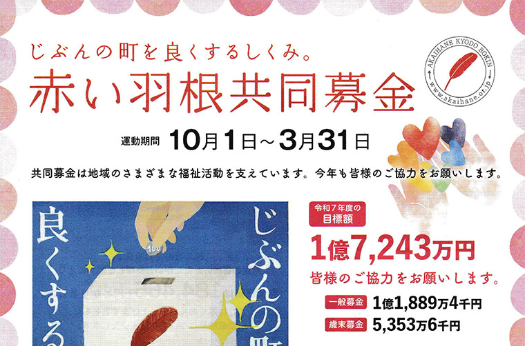 赤い羽根共同募金運動について